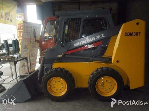 kubota engine lonking skidloader cdm307 brandnew