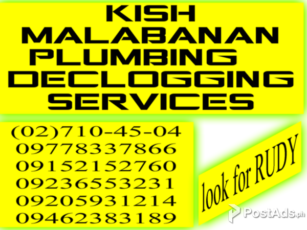 KISH MALABANAN SIPHONING PLUMBING AND DECLOGGING 