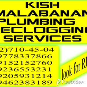 KISH MALABANAN SIPHONING PLUMBING AND DECLOGGING | PostAds PH