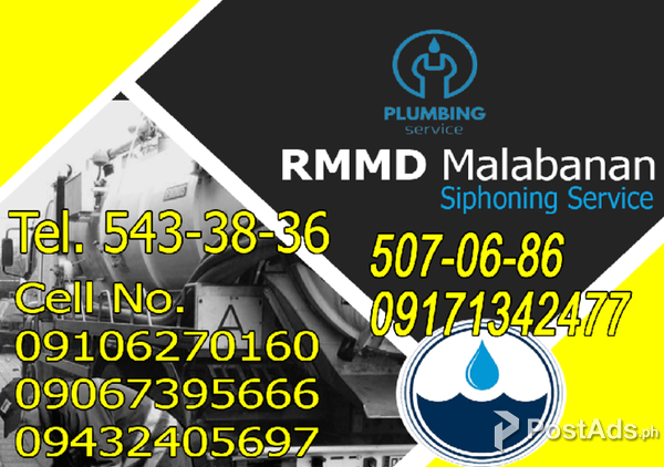 ILOILO RMMD MALABANAN SIPHONING SERVICES 09067305666/507-05-86