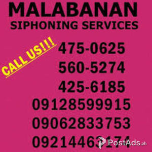 Malabanan Siphoning Plumbing Services 4750625 | PostAds PH