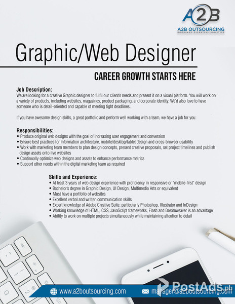 Graphic and Web Designer 