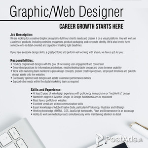 Graphic and Web Designer | PostAds PH