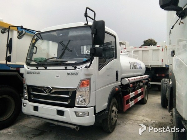 6 WHEELER FUEL TRUCK SINOTRUK HOMAN 4000L, 