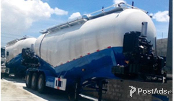 Tri-Axle Bulk Cement 45m3 Tank Volume Carrier 40Tons Capacity