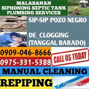 VALENZUELA CITY MALABANAN SIPHONING POZO NEGRO 09090468666 TUBERO | PostAds PH