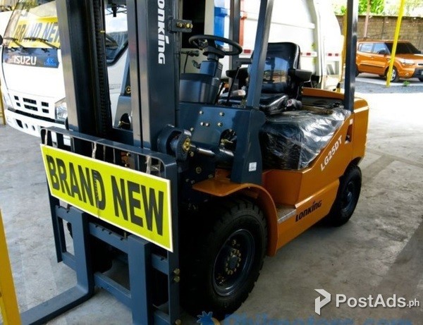 LG25DT Diesel FORKLIFT (2.5tons) - Brand new Brand