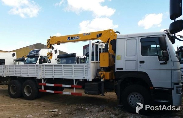 6 Wheeler Boom Truck 3.2T Boomer 17ft Sinotruk