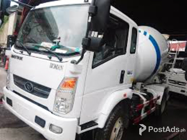 6 Wheeler Transit Mixer Truck 4m³, 130HP (Euro 4 Engine)