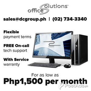 Desktop Rentals available for Monthly Rentals as low as 1500 per month | PostAds PH