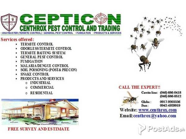 TERMITE AND PEST CONTROL SERVICES