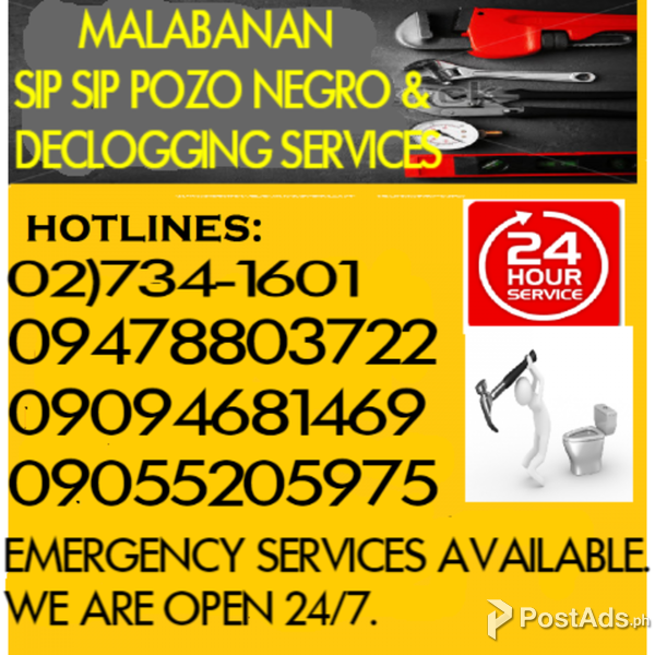 Malabanan Sip Sip Pozo negro Services 7341601 09478803722
