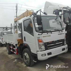 6 Wheeler Boom Truck Homan Sinotruk 3.2 tons | PostAds PH
