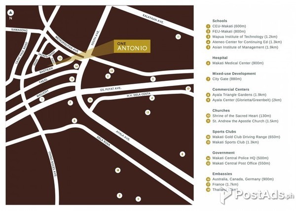 Preselling 3-BR Unit for Sale at One Antonio Makati City