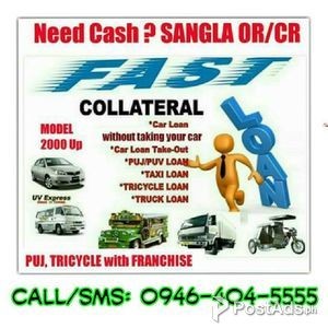 Accept Sangla OR CR of CAR and TRUCK | PostAds PH
