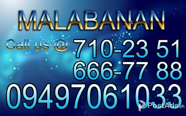 ALL Area In Manila Malabanan Services 09177812585