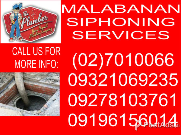 KIE MALABANAN PLUMBING SEPTIC TANK SEPVICES 7010066/09321`069235
