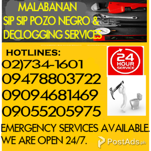 f Malabanan Sip Sip Pozo negro Services 7341601 09478803722 | PostAds PH