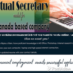Virtual Secretary | PostAds PH