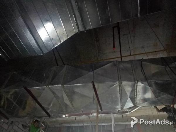 Ducting and Exhaust and Fresh Air Motor Supply and Installation