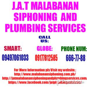 Lhenz Malabanan Siphoning And plumbing Services 09177812585 | PostAds PH