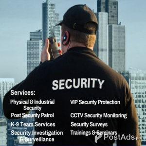 Security Agency Services | PostAds PH