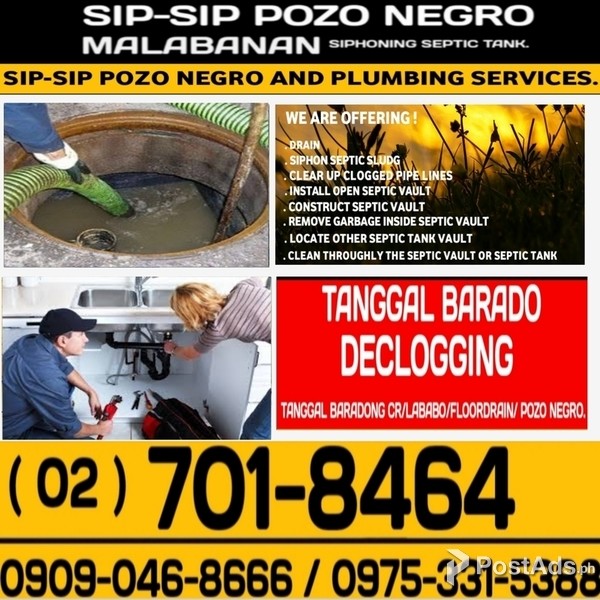 MALABANAN SIPHONING POZO NEGRO 7018464 09753315388 09090468666