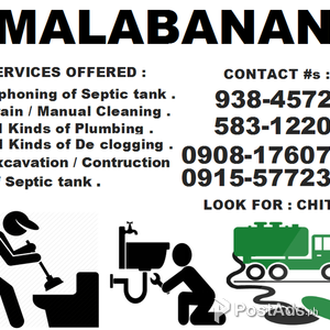 MALABANAN SIPHONING PLUMING SERVICES 0908 176 0771 | PostAds PH
