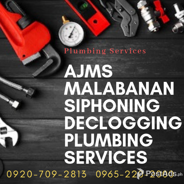 Pasig malabanan siphoning plumbing services 09652202000