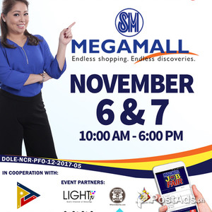 Magnus Job Fair Shindig 2018 on November 6 and 7 at Megamall | PostAds PH