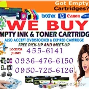 We buy Empty Ink Cartridges and Toner | PostAds PH