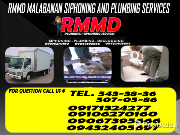 RMMD PLUMBING AND SIPHONING SERVICES 09106270160