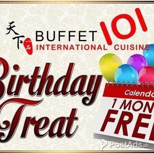 Buffet 101 Birthday Promo 2020 | PostAds PH