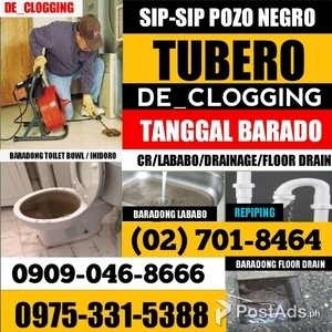 METRO MANILA TUBERO 7018464 09090468666 09753315388 TANGGAL BARADO | PostAds PH