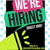 Send CV to jobvacancyphil@gmail.com